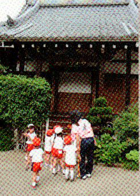 緑のある園庭
